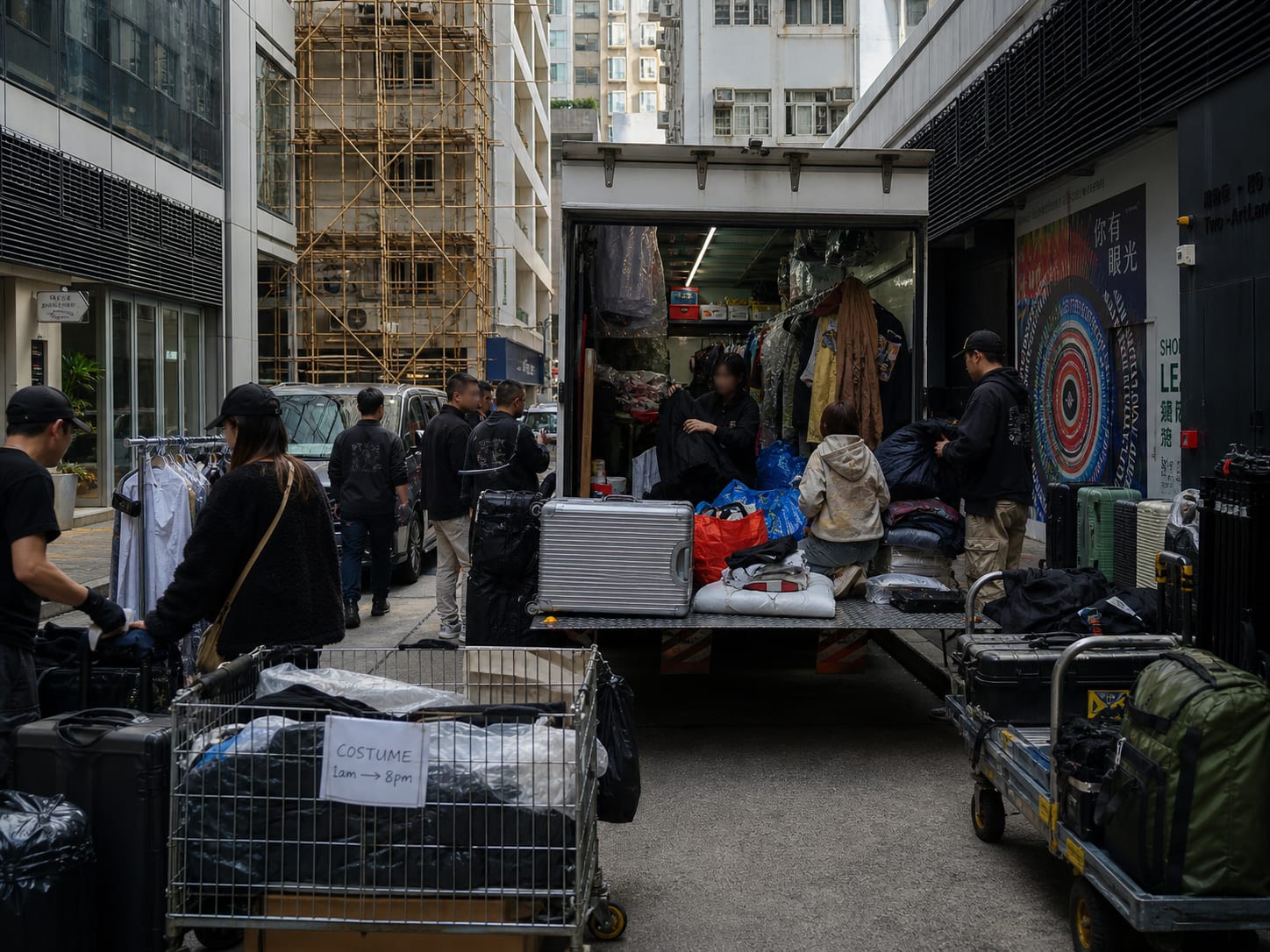 Hong Kong Grip on a Hong Kong production set.