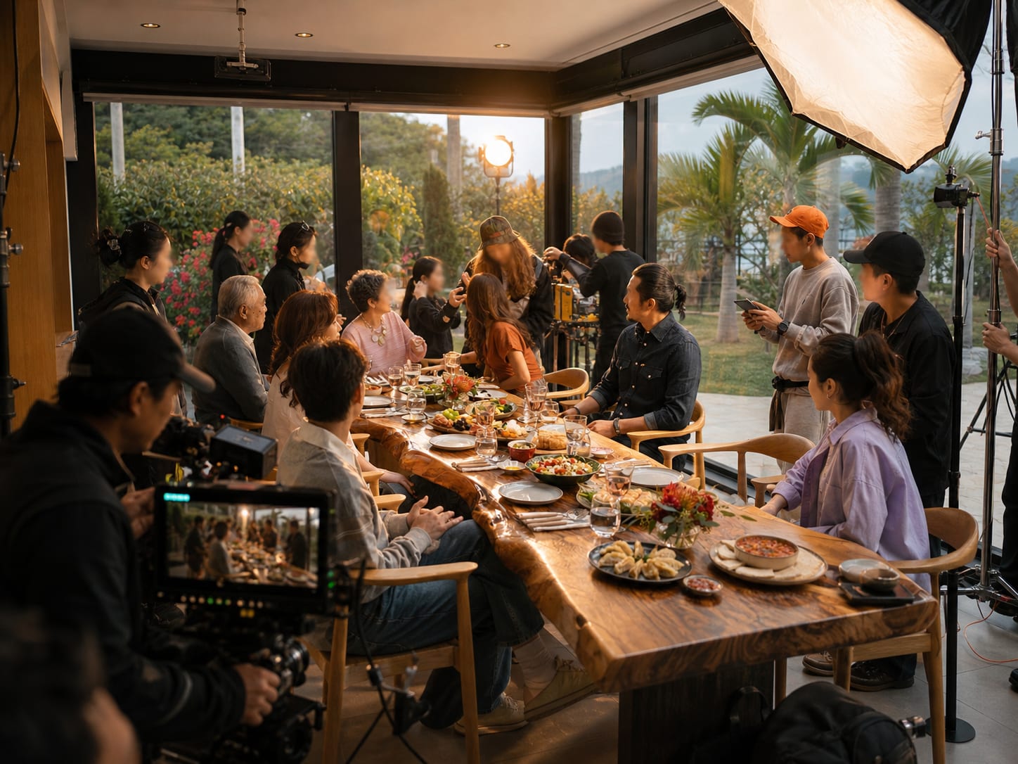 Hong Kong Video Assist on a Hong Kong production set.