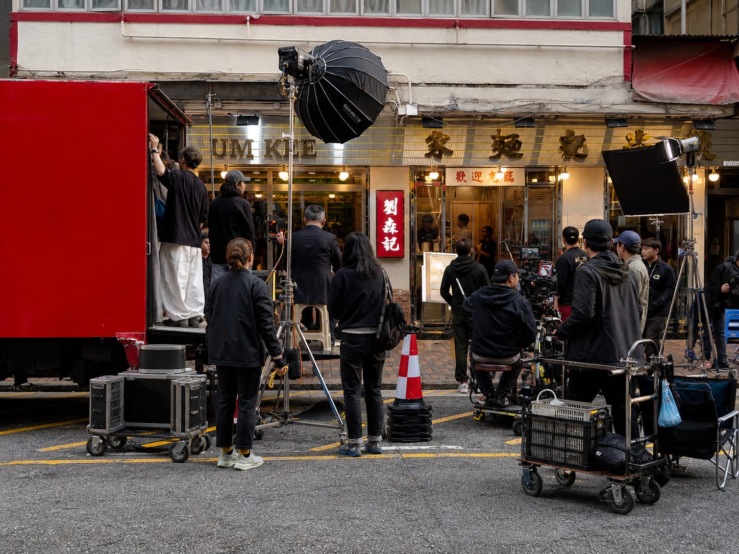 Hong Kong DIT / Data Wrangler on a Hong Kong production set.